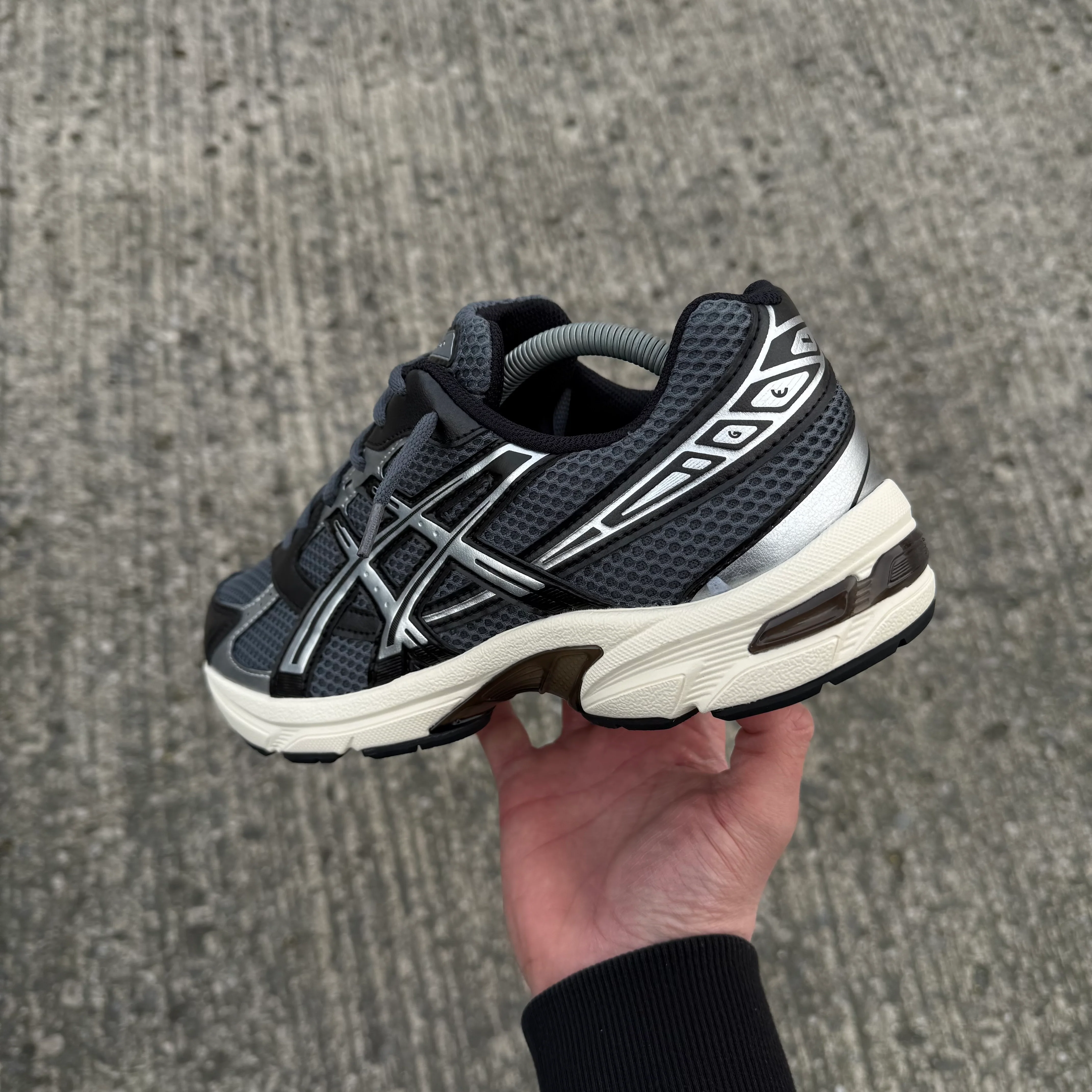 ASICS GEL 1130 TRAINER - STEEL GREY BLACK - Image 3