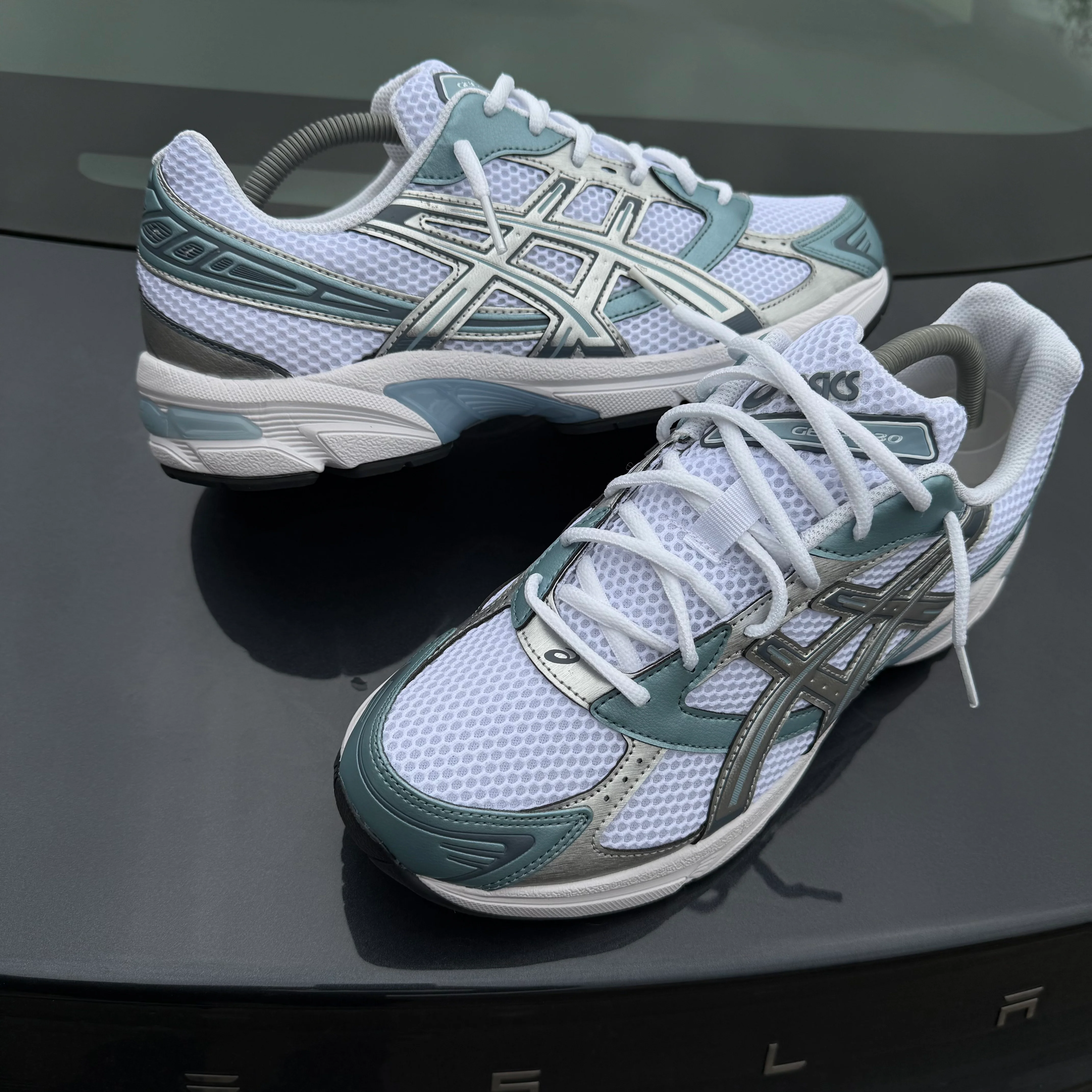 ASICS GEL 1130 TRAINER - SHARKSKIN / WHITE - Image 6
