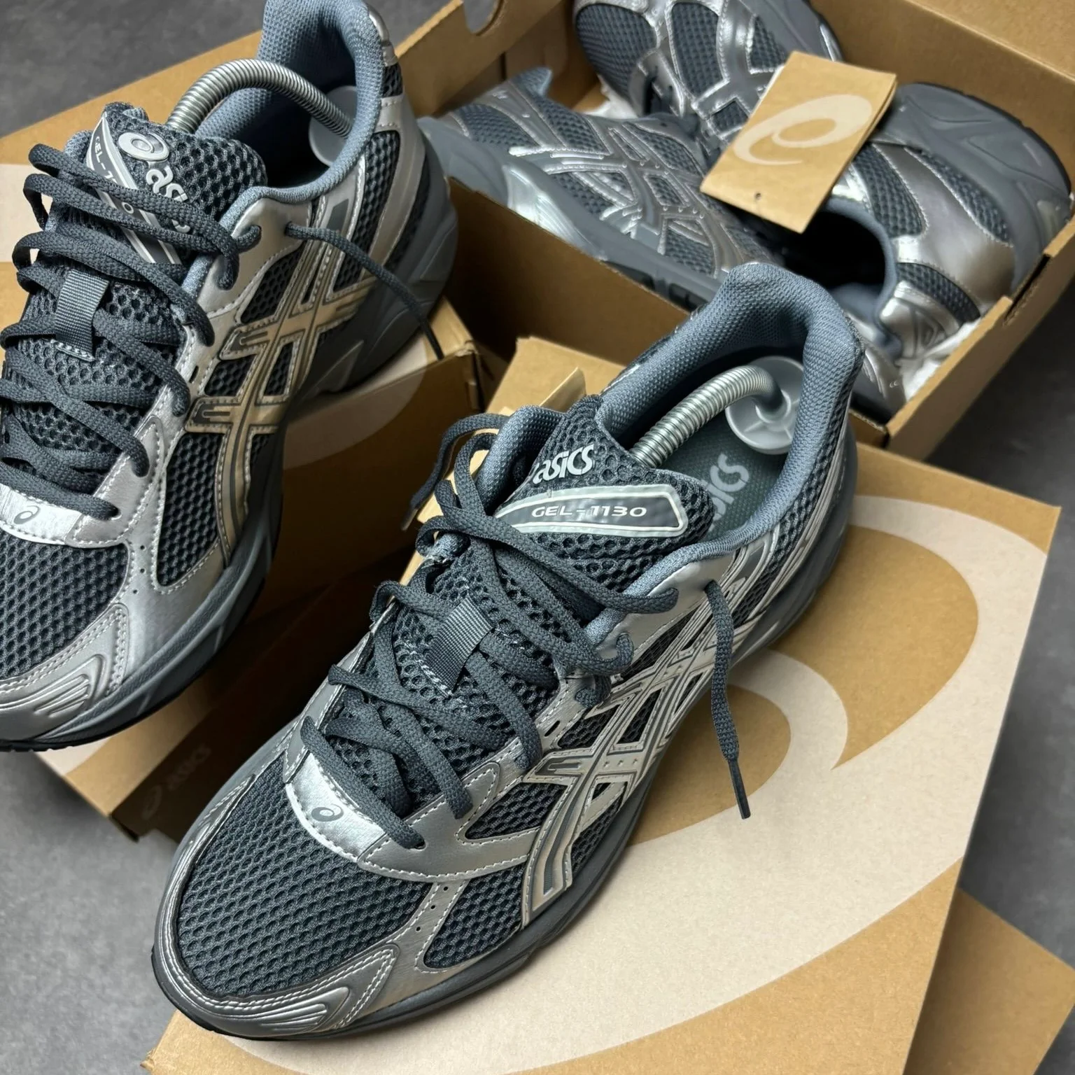 ASICS GEL 1130 TRAINER - STEEL GREY - Image 4