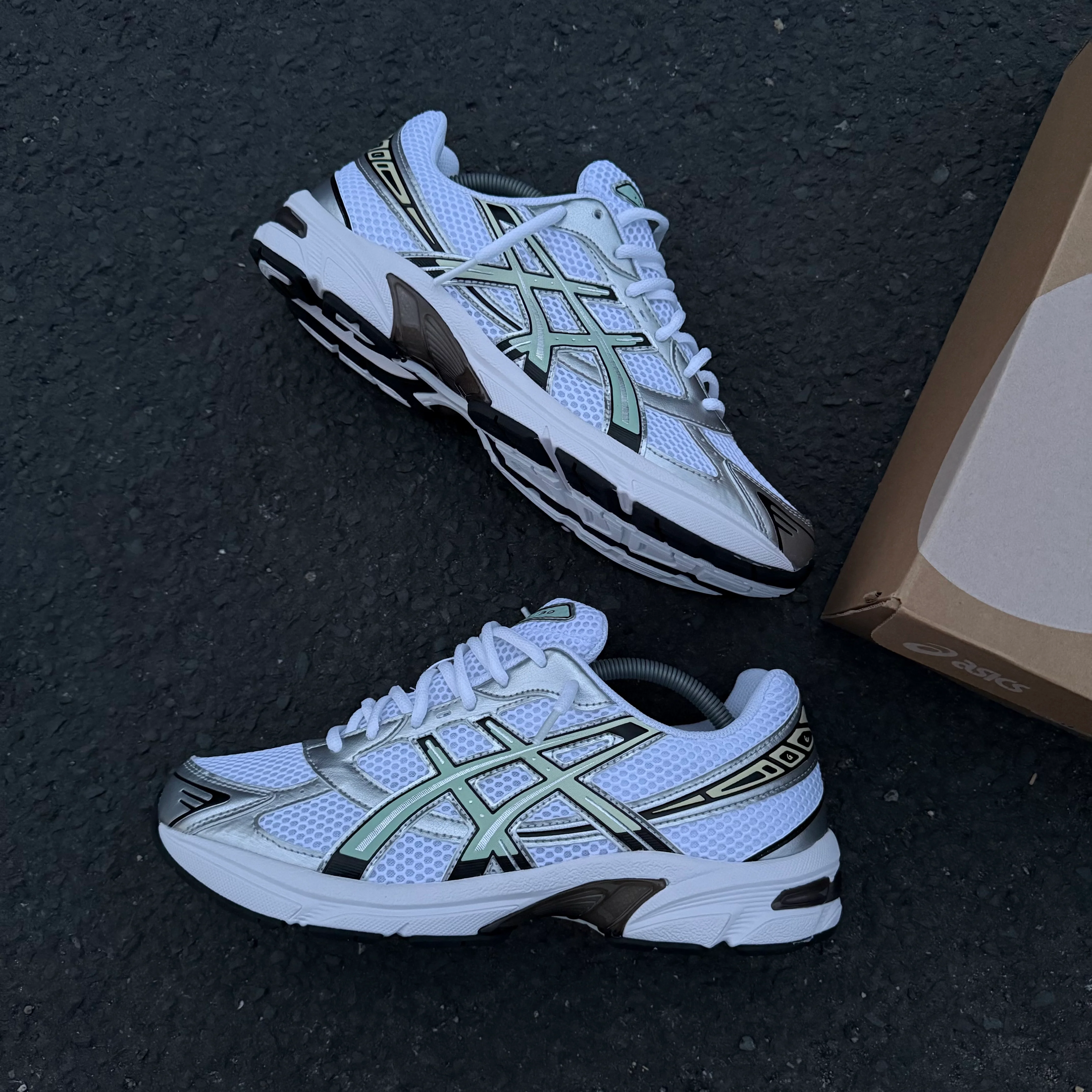 ASICS GEL 1130 TRAINER - WHITE VERDIGRIS
