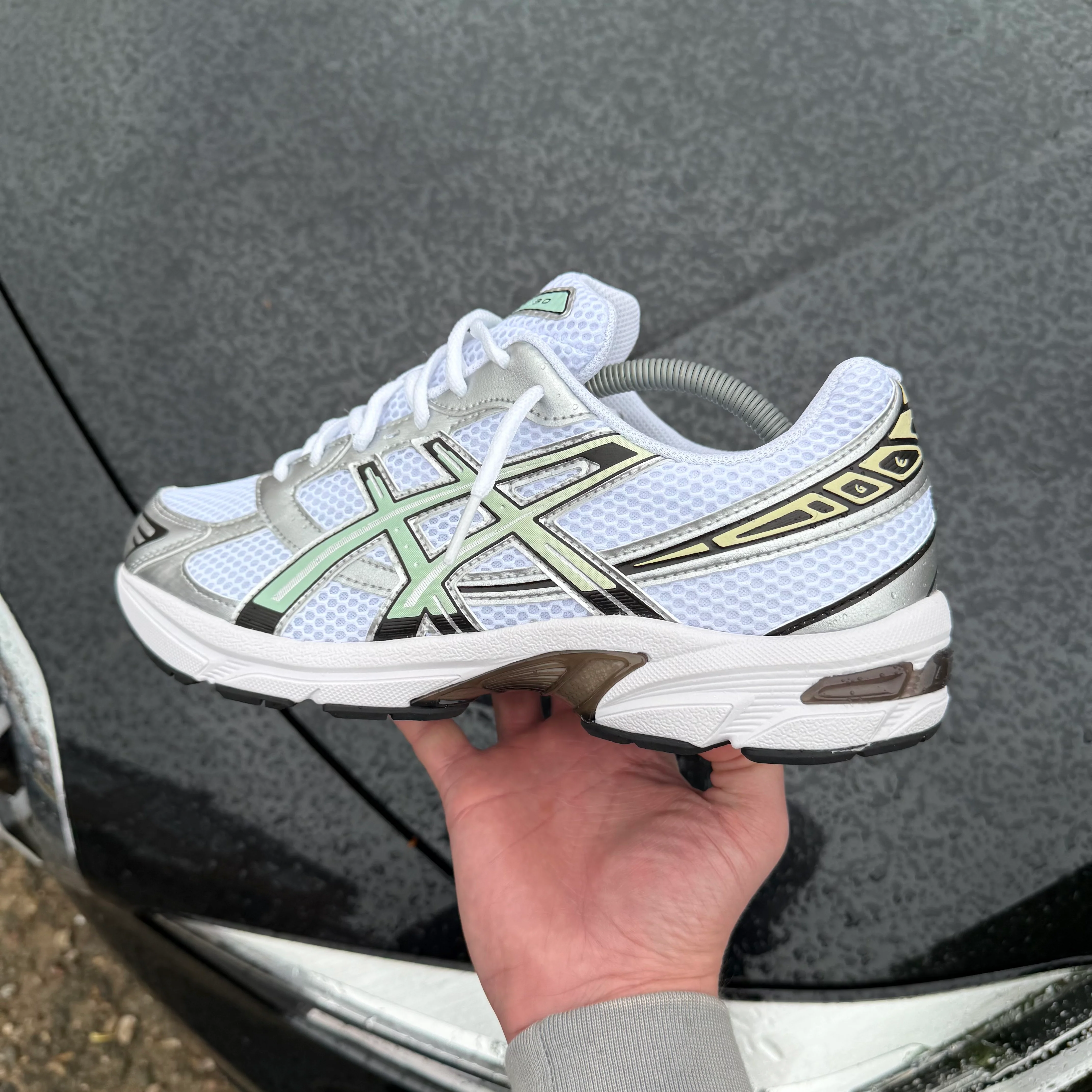 ASICS GEL 1130 TRAINER - WHITE VERDIGRIS - Image 5