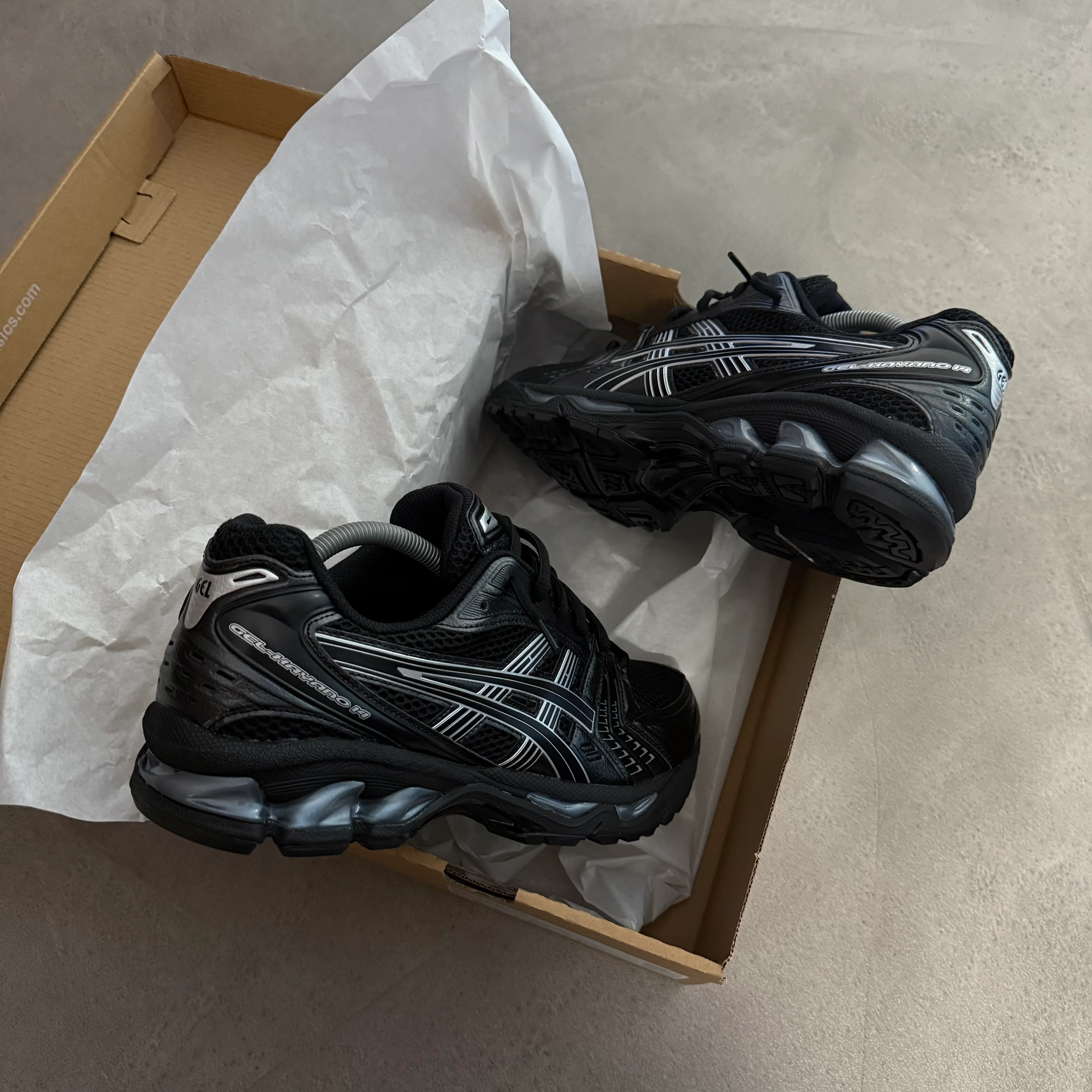 ASICS GEL-KAYANO 14 TRAINER - BLACK