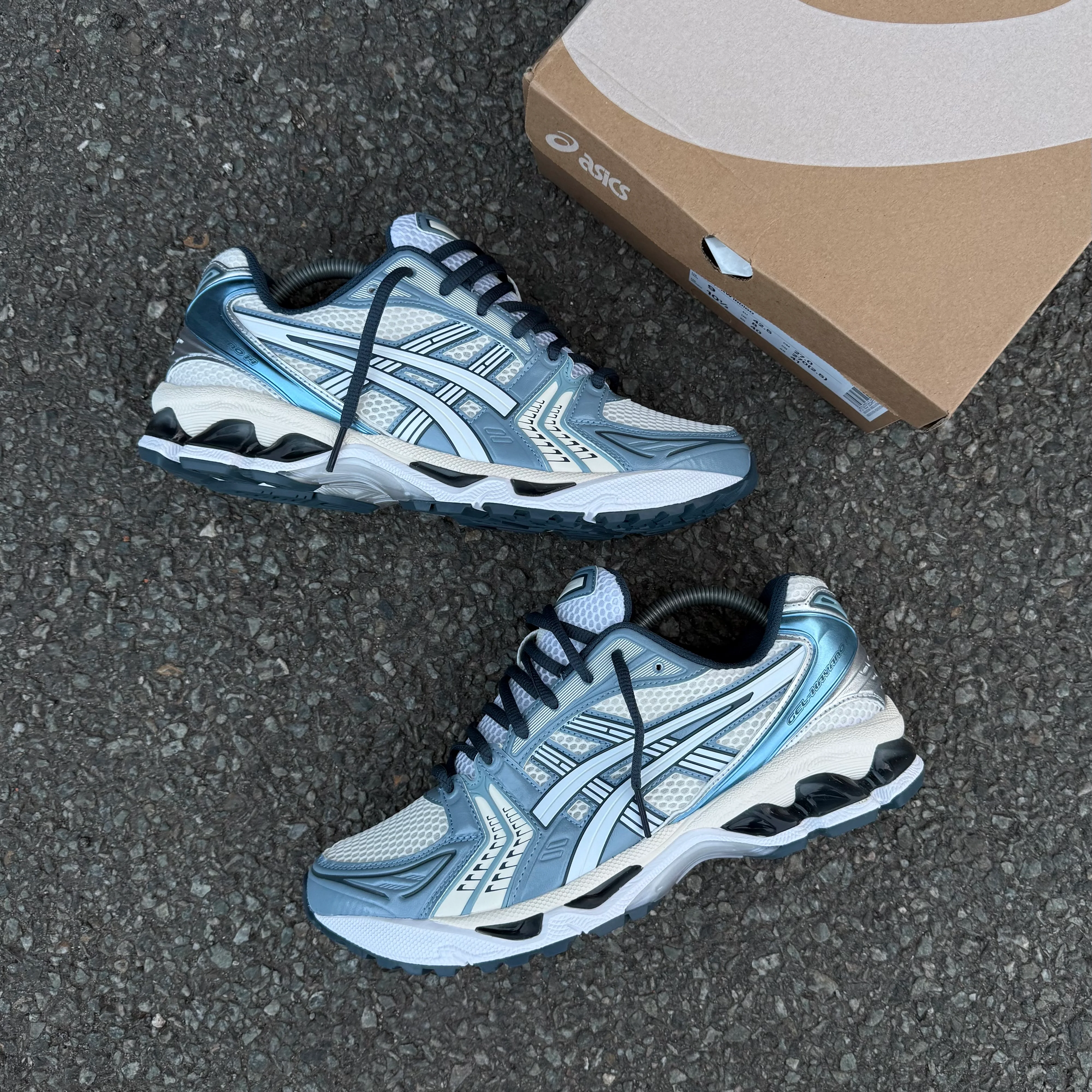 ASICS GEL-KAYANO 14 TRAINER - CREAM / RAW INDIGO - Image 3