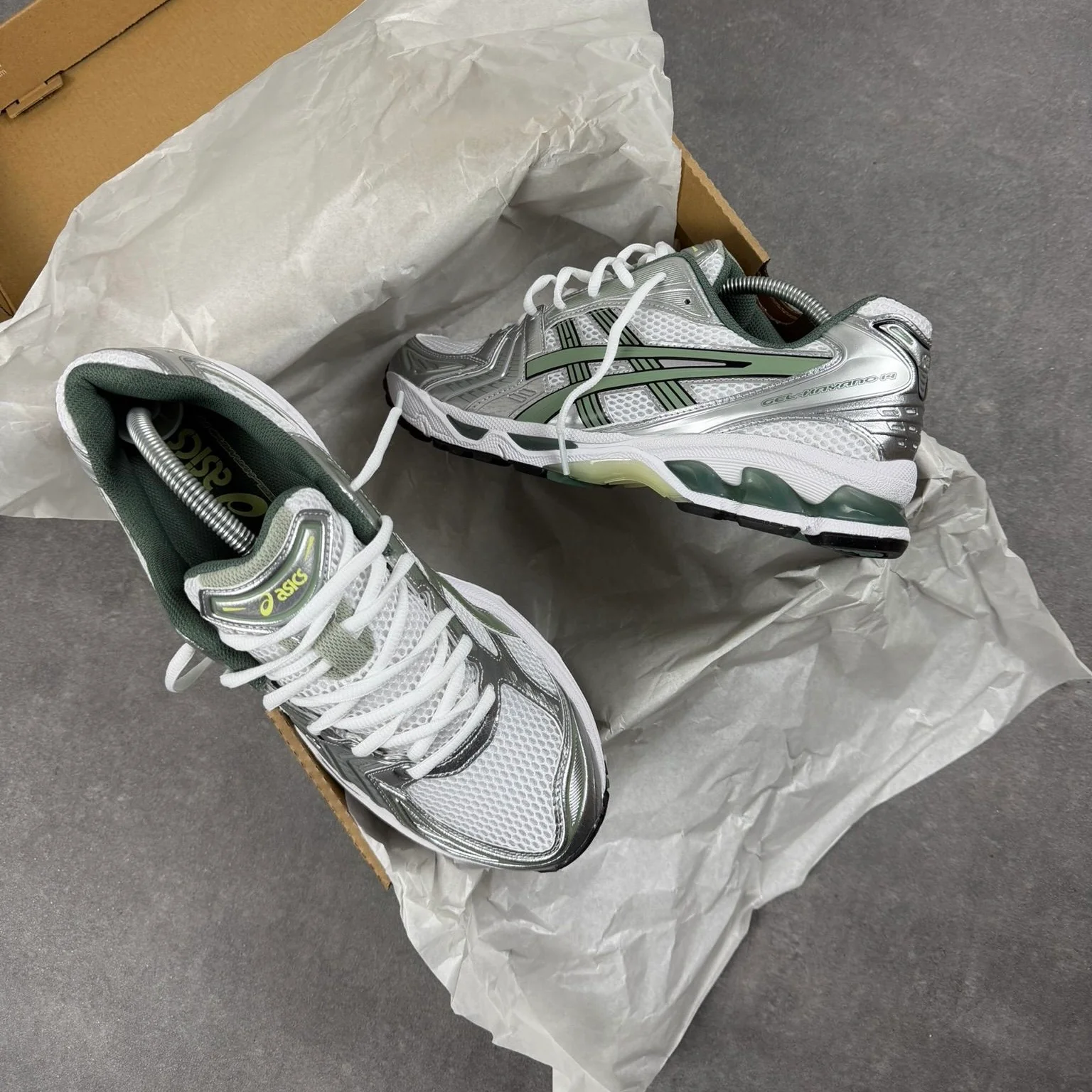ASICS GEL-KAYANO 14 TRAINER - SLATE GREEN