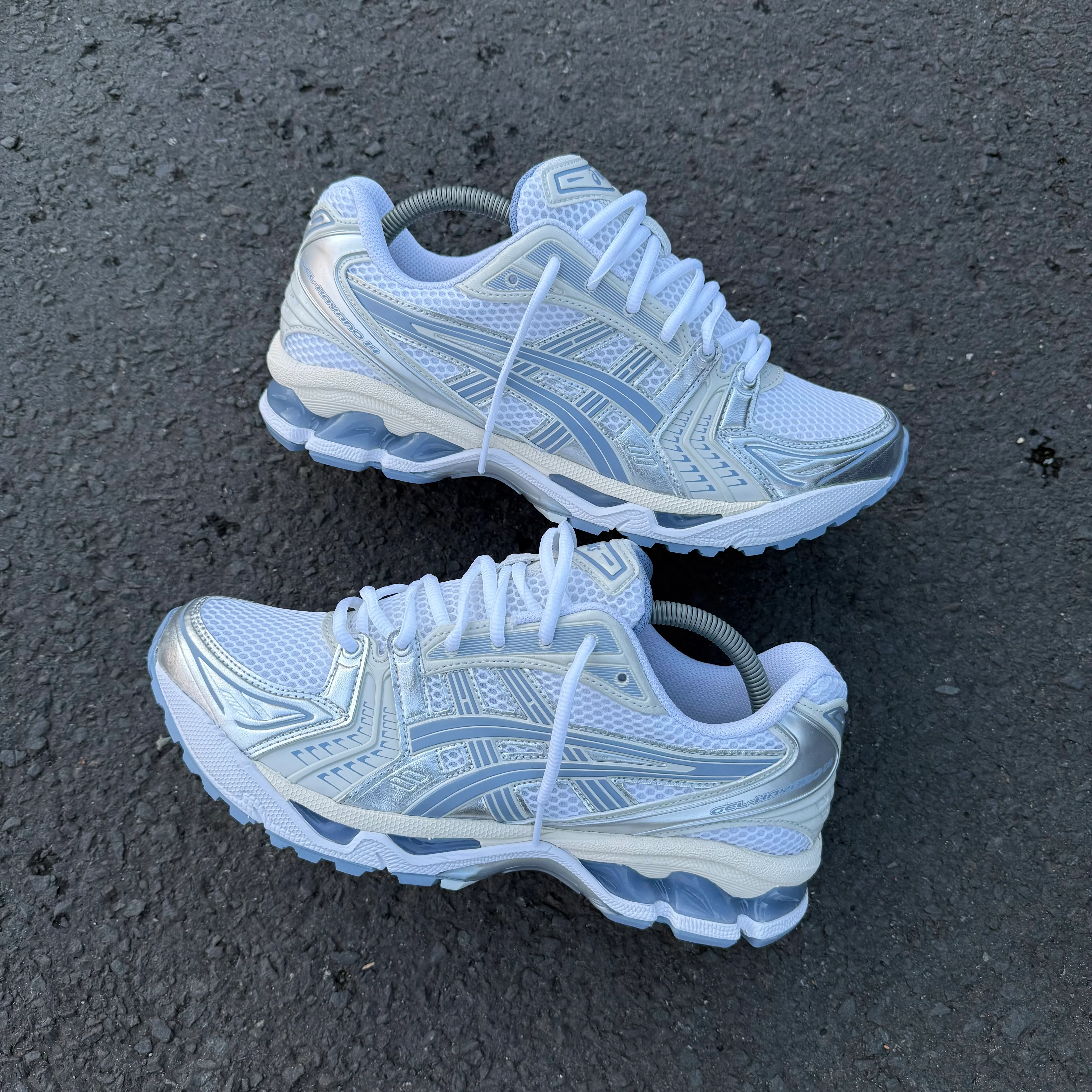 ASICS GEL-KAYANO 14 TRAINER - WHITE / LIGHT NAVY - Image 2