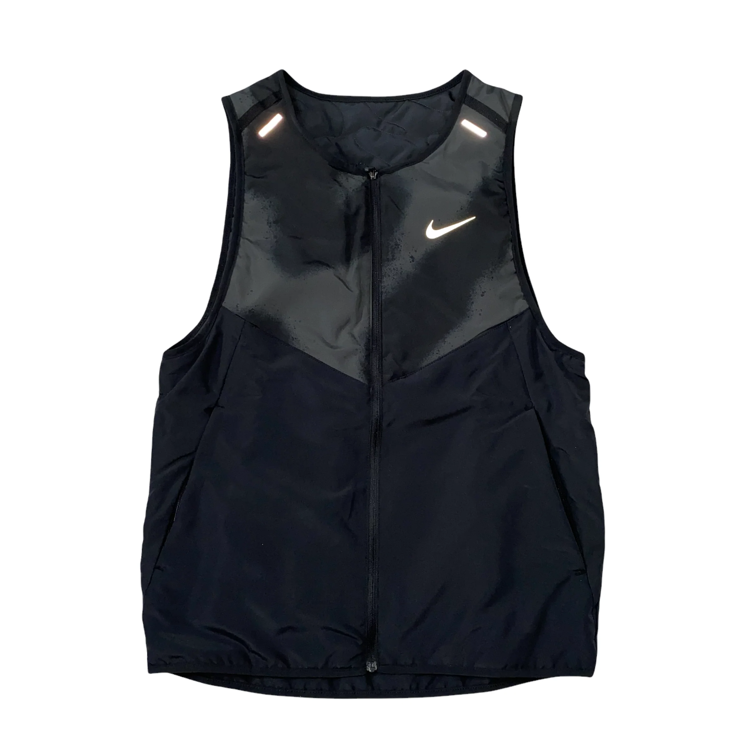NIKE AEROLAYER REVERSIBLE GILET - BLACK - Image 3