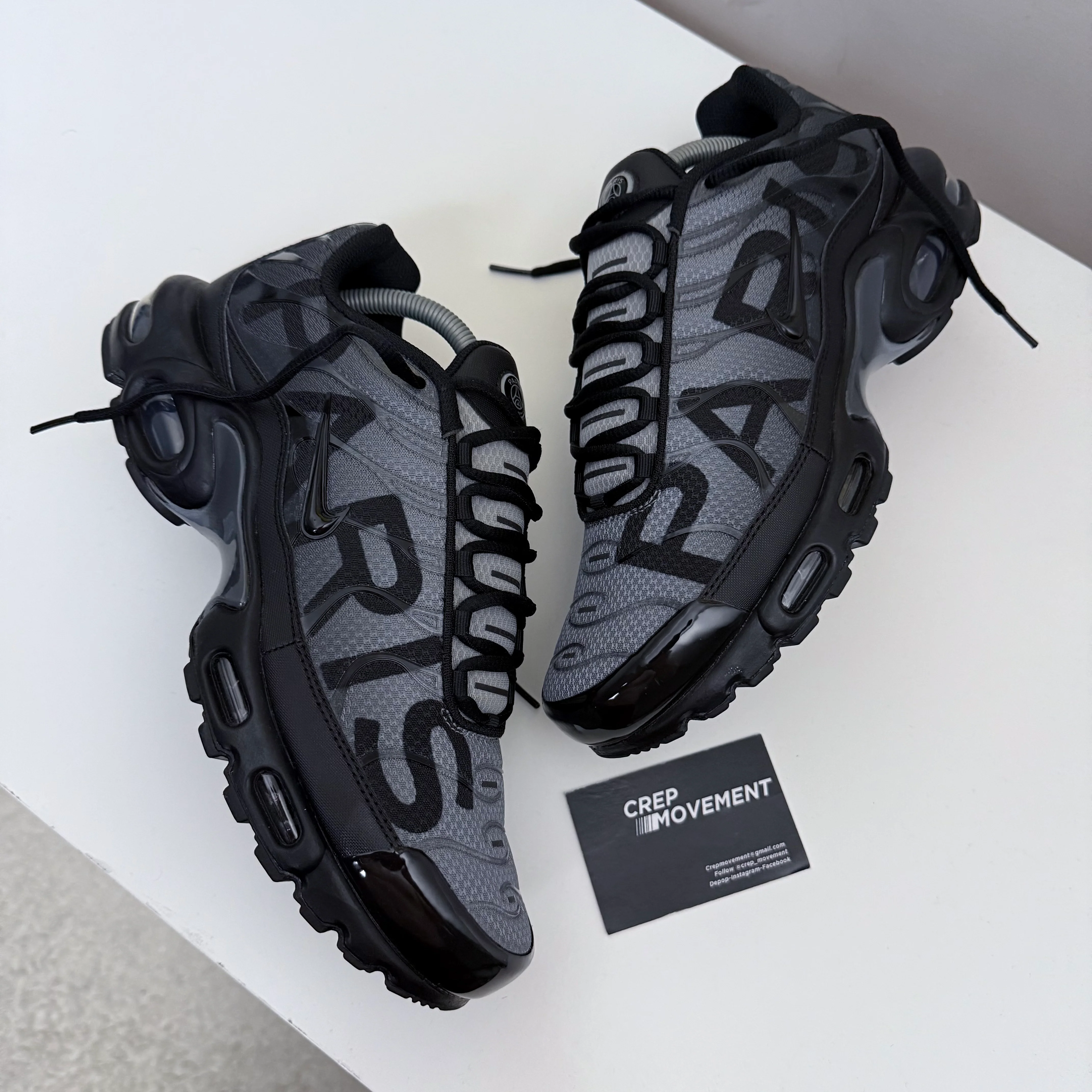 NIKE AIR MAX PLUS TN - PARIS / PSG SMOKE GREY - Image 2