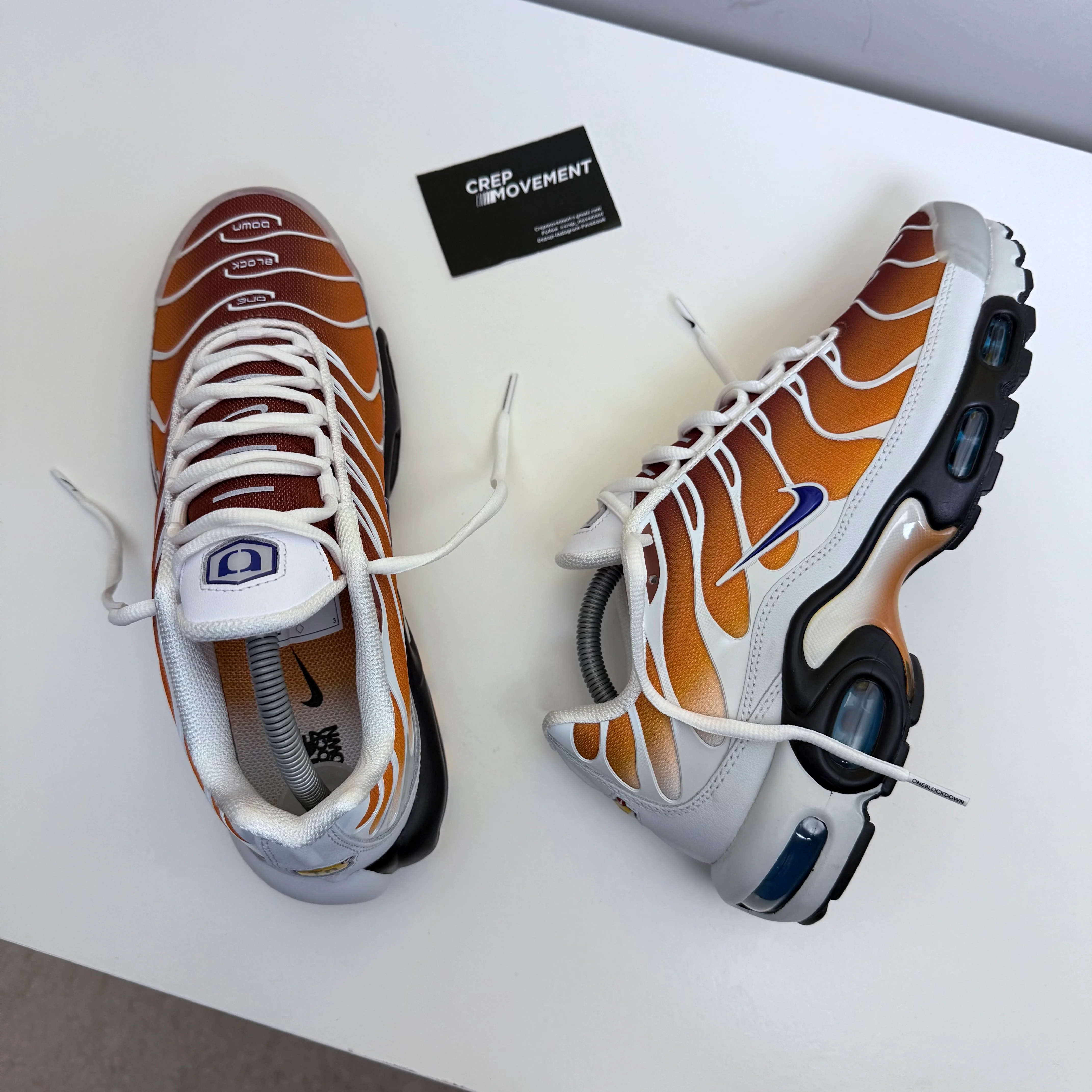 NIKE AIR MAX PLUS TN X ONE BLOCK DOWN - CHUTNEY - Image 3