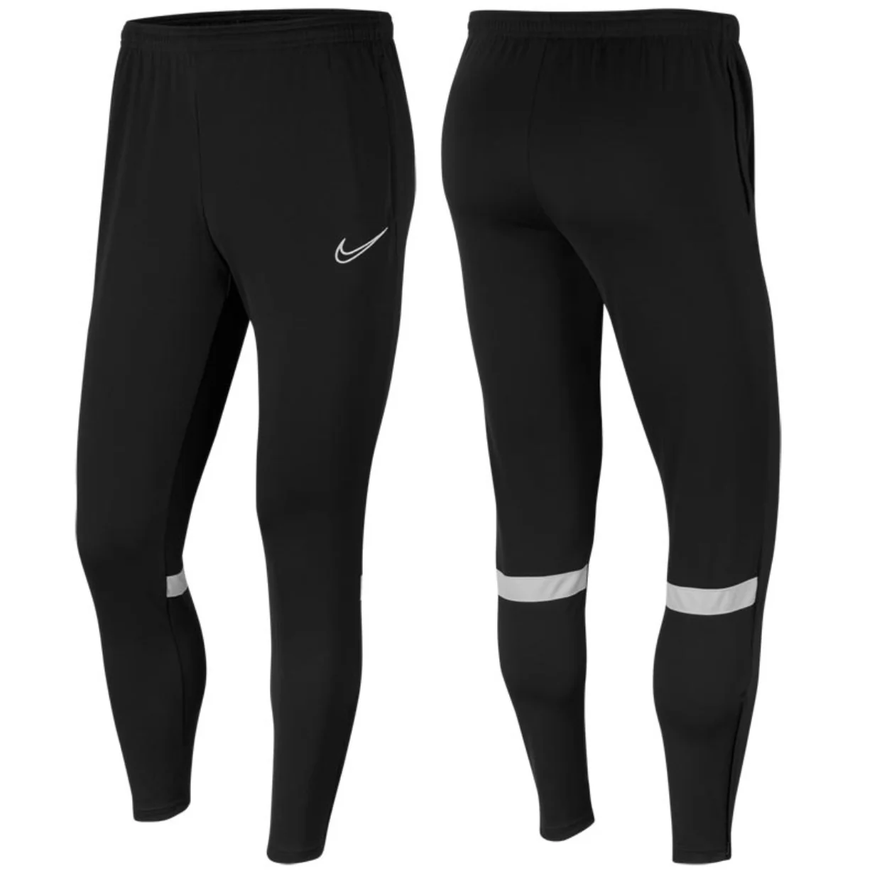 NIKE DRILL BOTTOMS - BLACK / WHITE - Image 3