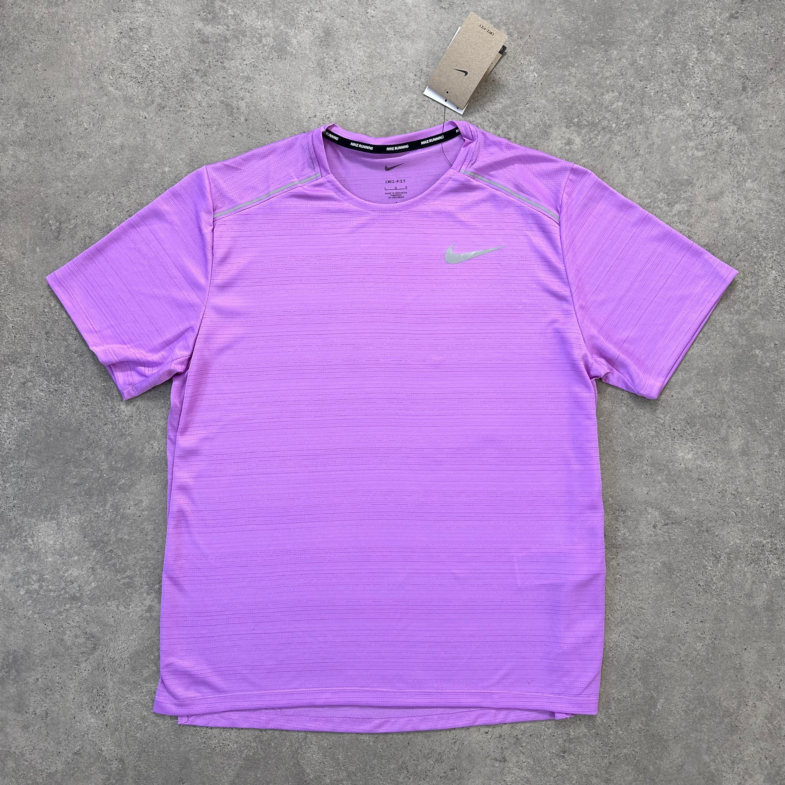 NIKE MILER 1.0 SET - RUSH FUSCHIA / BLACK SHORTS - Image 3