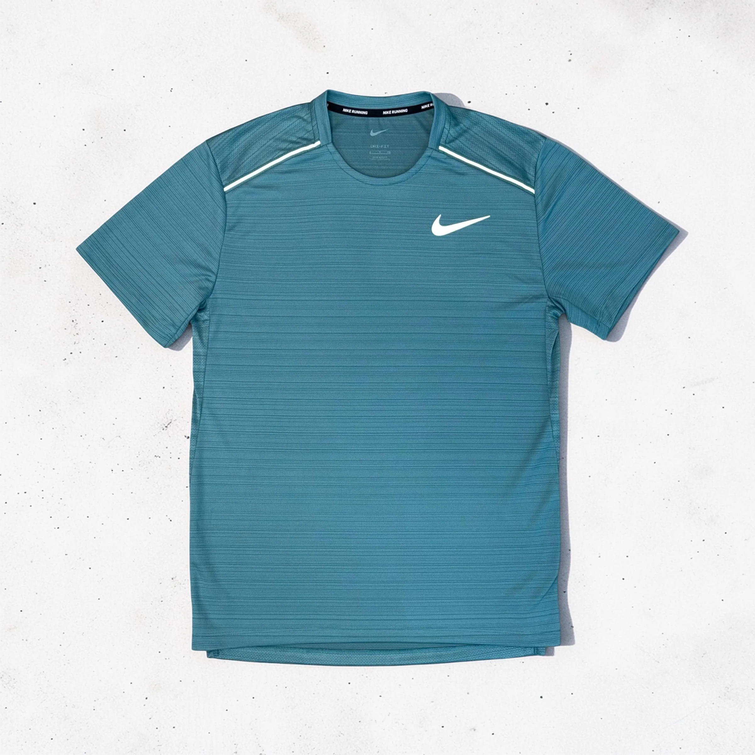 NIKE MILER 1.0 T SHIRT - MINERAL TEAL