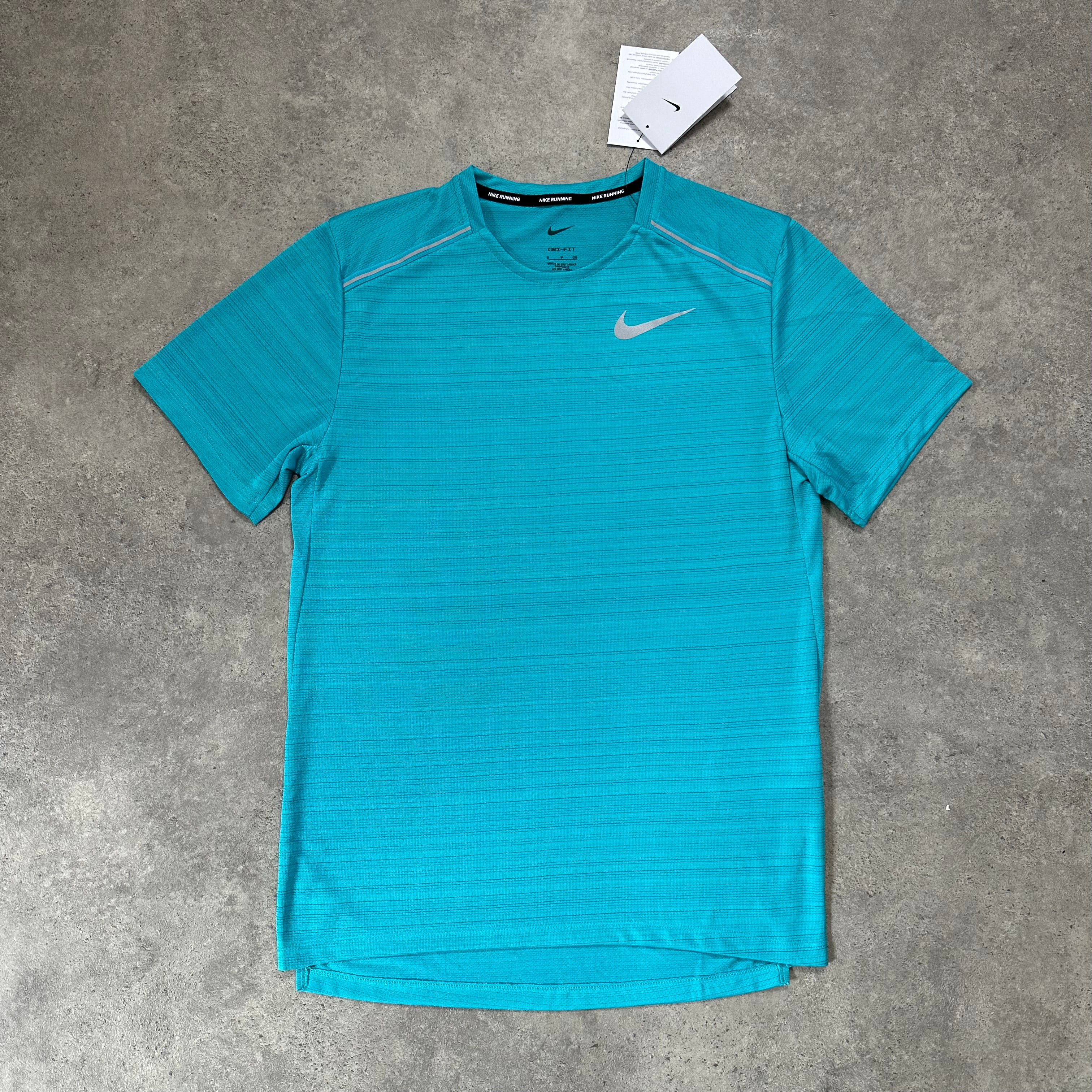 NIKE MILER 1.0 T SHIRT - DUSTY CACTUS - Image 3