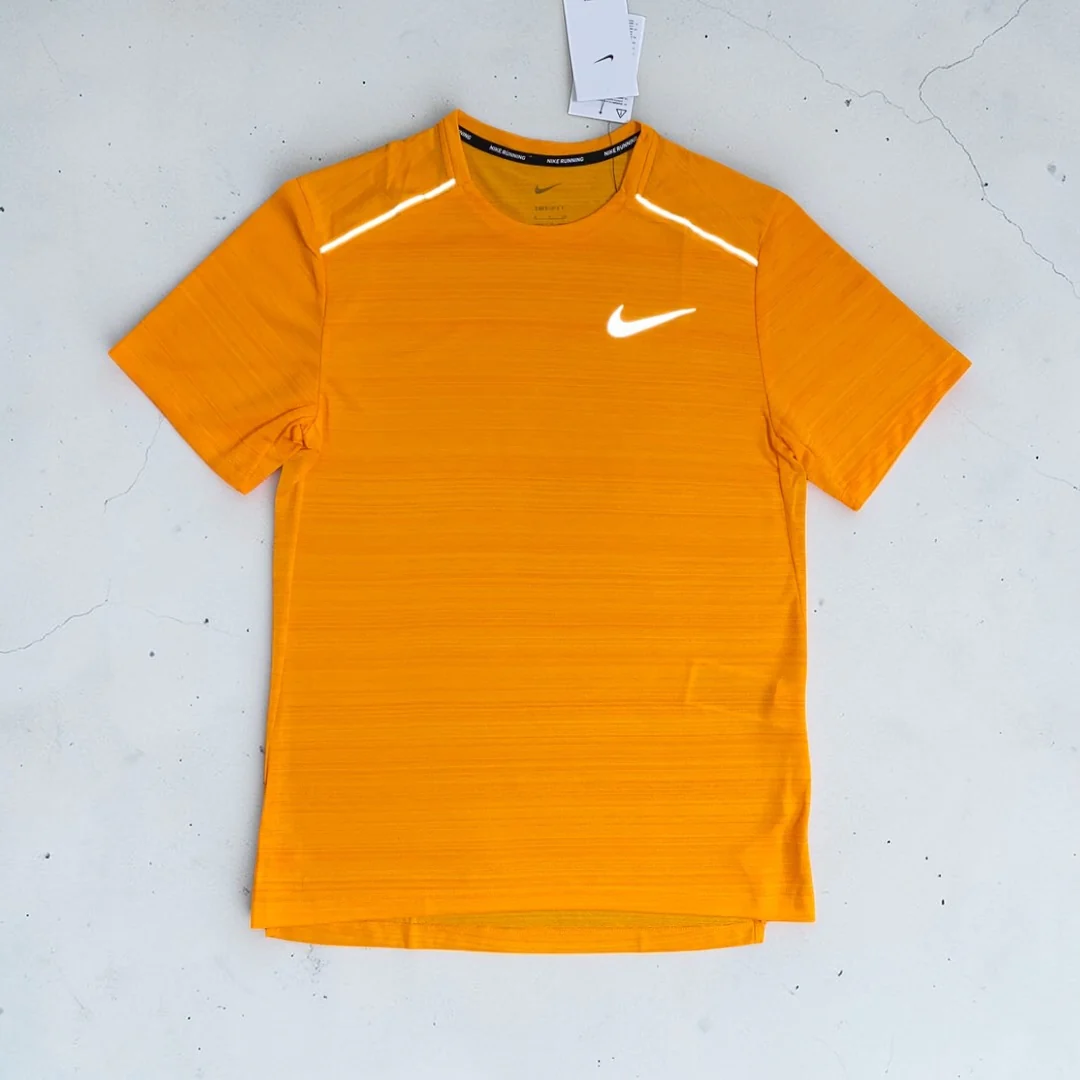 NIKE MILER 1.0 T SHIRT - VIVID ORANGE