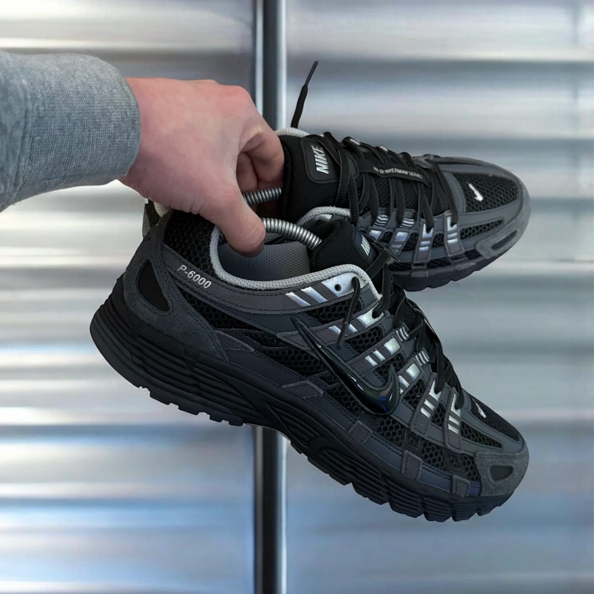 NIKE P-6000 - SUEDE ANTHRACITE CHROME - Image 2