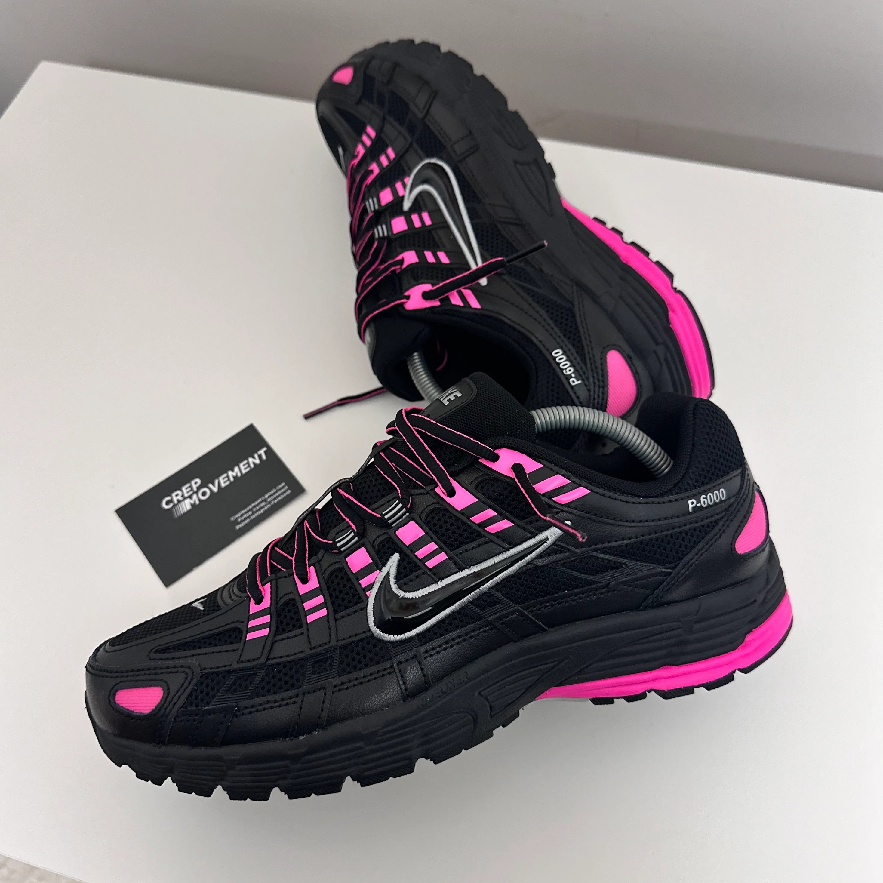 NIKE P-6000 - BLACK / RUSH PINK - Image 4