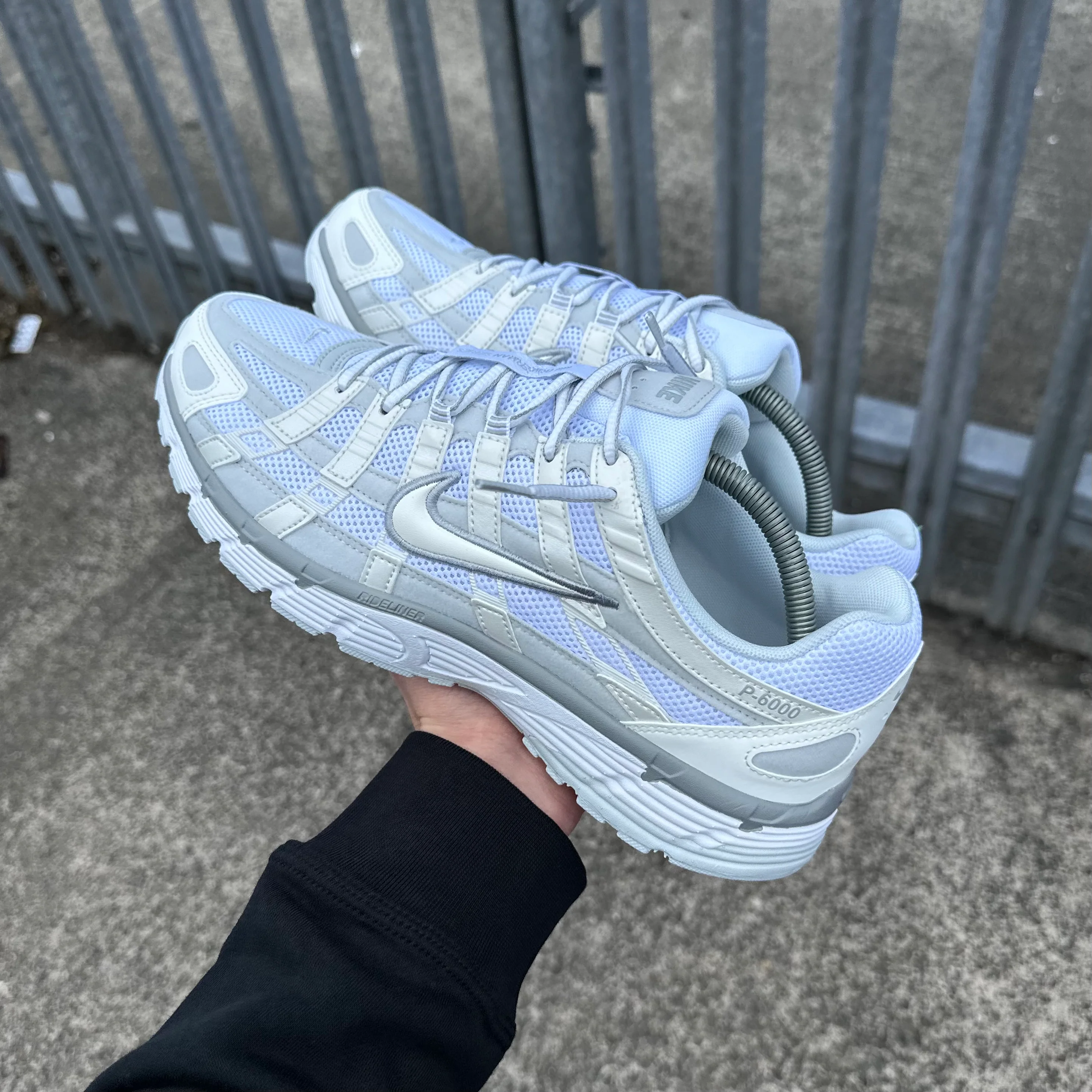 NIKE P-6000 - SUMMIT WHITE / PLATINUM GREY - Image 3
